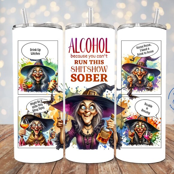 Sarcastic Witch Tumbler, Funny Witch Tumbler, Witch Humor Cup, Witch sarcasm Mug - Picture 1 of 7